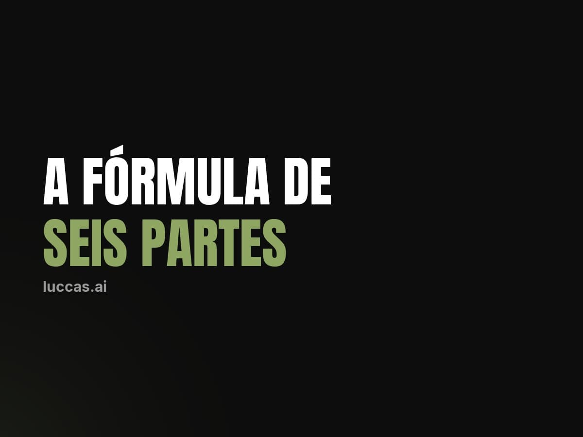 A formula de seis partes do pedido de imagem